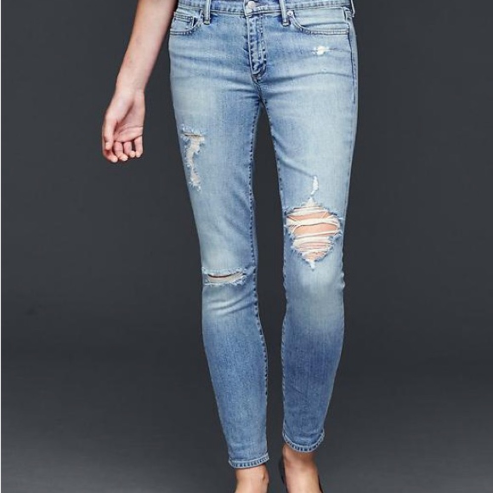 GAP AUTHENTIC 1969 Destructed True Skinny Jeans